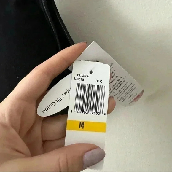 NWT Felina Women's Wire-Free Seamless Bra with Removable Pads Wireless M - Picture 5 of 6